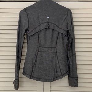 Grey LULULEMON zip up